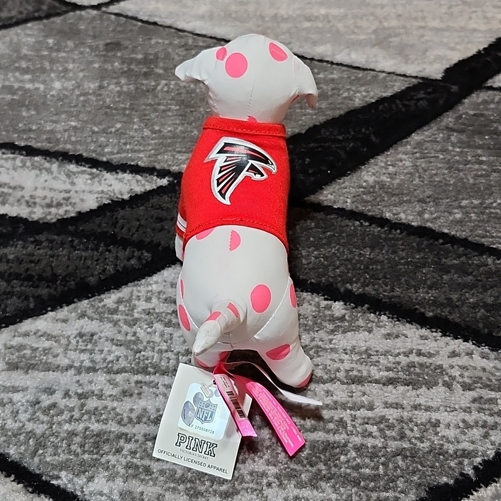 VS PINK RARE ATLANTA FLACONS 1ST-EDITION NFL JERSEY  PLUSH COLLECTIBLE DOG - Picture 5 of 15